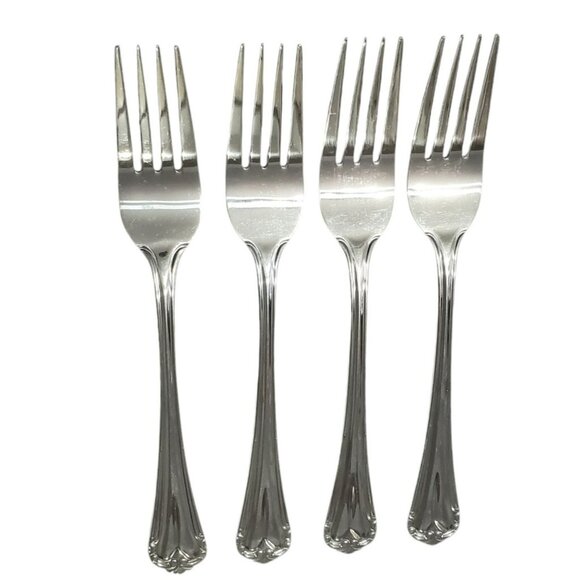 Hampton Silversmiths Katrinka 4 Dinner Forks Stainless Replacement Flatware 215 - Picture 7 of 7